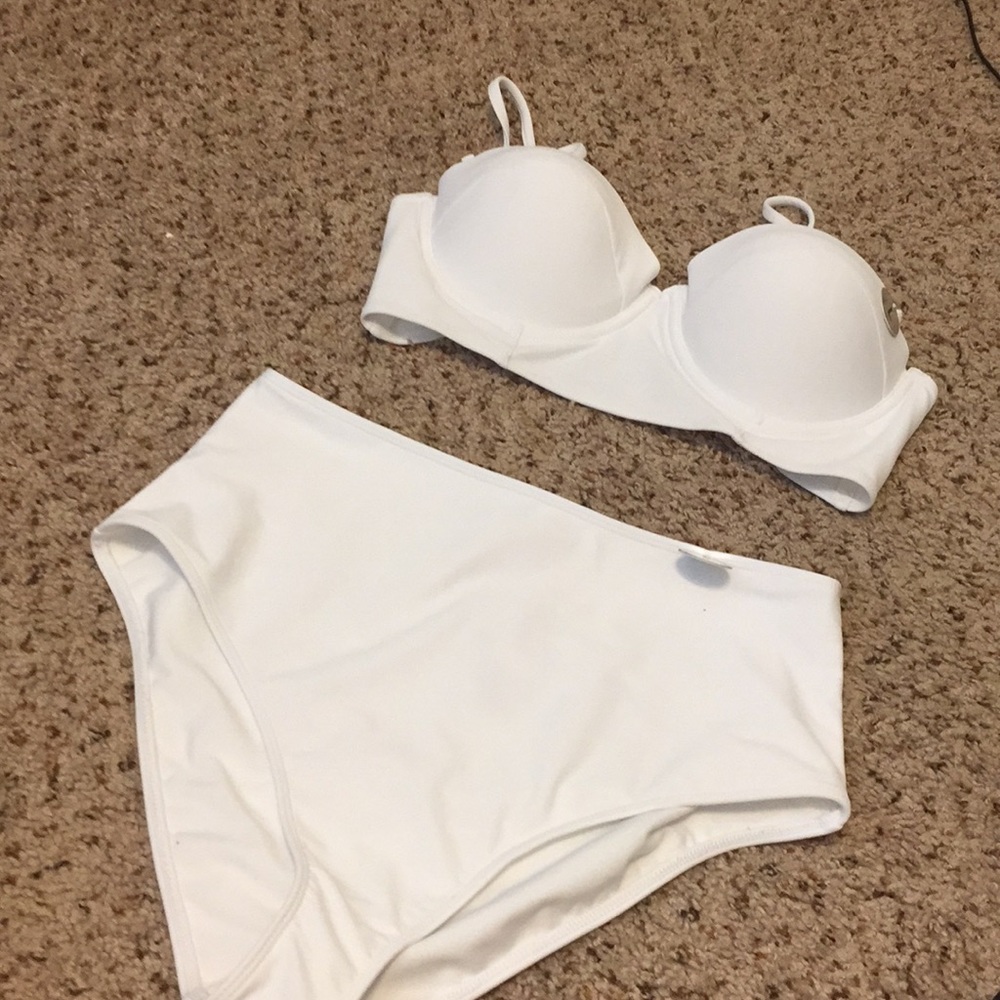 Forever 21 white bikini new